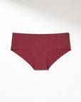 Burgundy seamless underwear on a white background