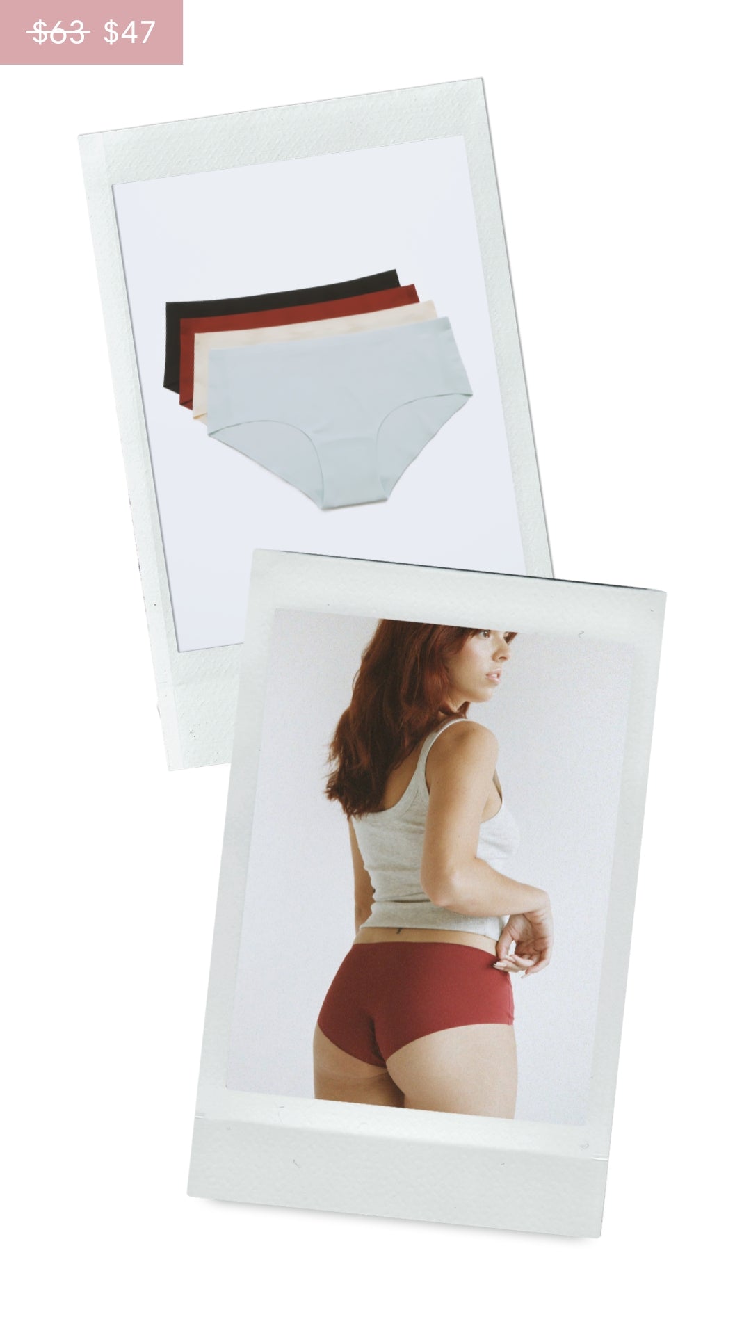 No-show eco-conscious women's briefs pack of 4