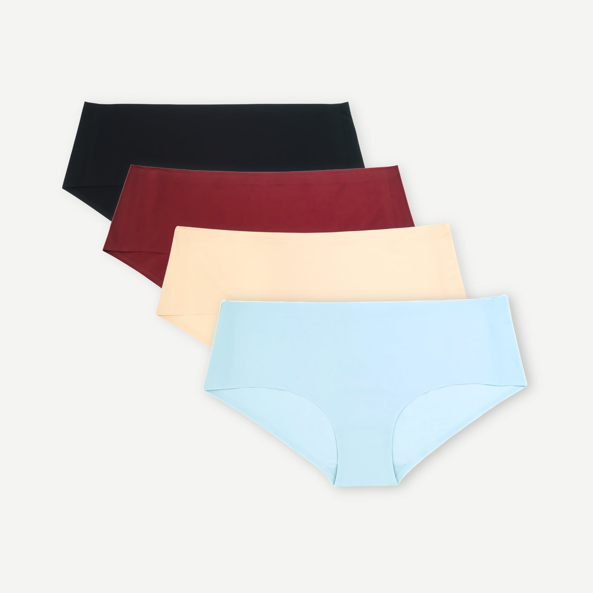 Seamless no-show sustainable women&#39;s underwear Briefs Everyday Essentials Set 4-Pack